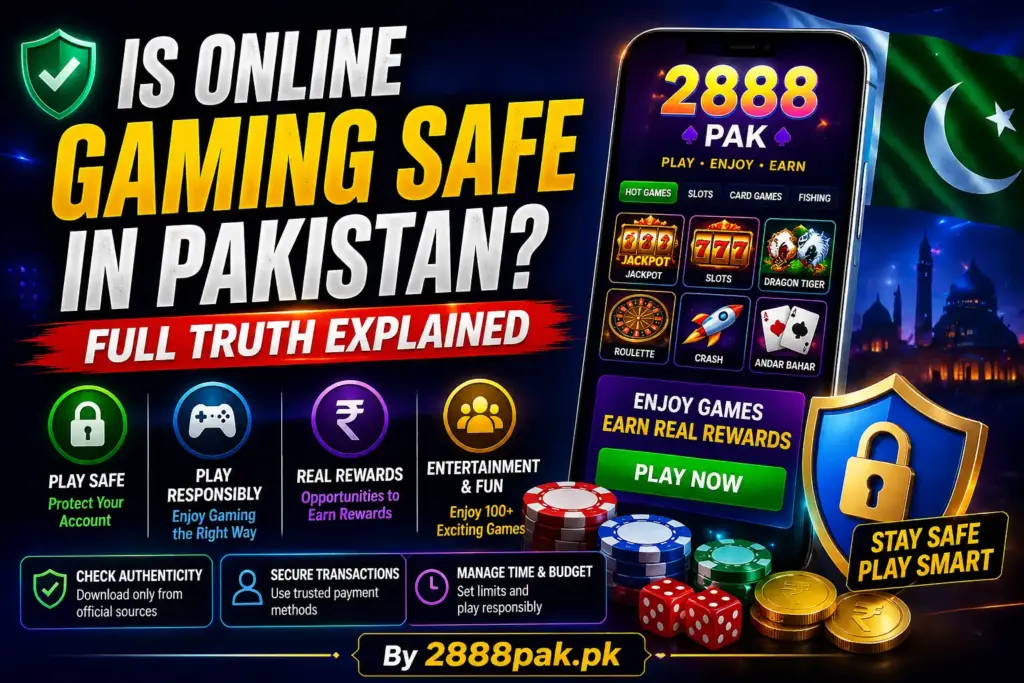Is Online Gaming Safe in Pakistan? Full Truth Explained (2026 Guide) 2 Is Online Gaming Safe in Pakistan